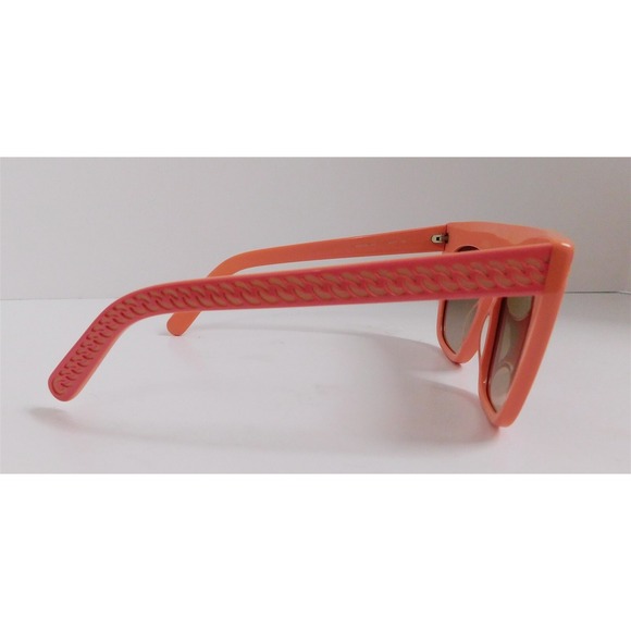 Stella McCartney Chain SC00119S 54o17 Salmon Pink Plastic Sunglasses Italy‎ main image 4